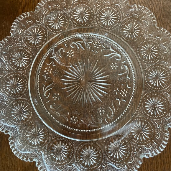 1960’s Brockway glass plate with mug set. - Picture 4 of 5